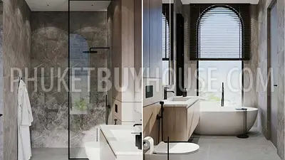 KTH22617: Elegant Hillside Villas with Panoramic Views and Private Staff Quarters in Central Phuket. Photo #41