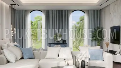 KTH22617: Elegant Hillside Villas with Panoramic Views and Private Staff Quarters in Central Phuket. Photo #28