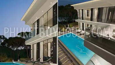 KTH22617: Elegant Hillside Villas with Panoramic Views and Private Staff Quarters in Central Phuket. Photo #55