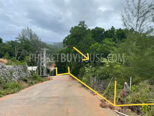 LAY22618: Sea View Land for Sale Near Layan – 6 Rai with Chanote Title. Fotoğraf #3