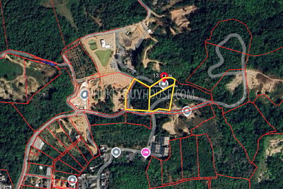 LAY22618: Sea View Land for Sale Near Layan – 6 Rai with Chanote Title. 照片 #2