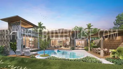 TAL22620: Elegant Thai-Inspired 3BR Pool Villas in Tranquil Green Surroundings. Photo #12