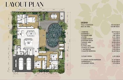 TAL22620: Elegant Thai-Inspired 3BR Pool Villas in Tranquil Green Surroundings. 照片 #3