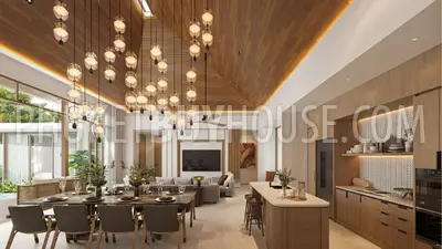 TAL22620: Elegant Thai-Inspired 3BR Pool Villas in Tranquil Green Surroundings. Photo #7