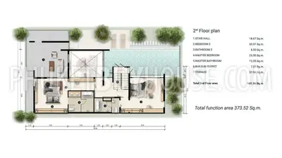 BAN7093: Last in the project Two Storey, Three Bedroom Pool Villa in Bang Tao. Photo #4