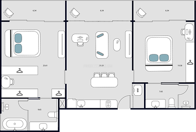 RAW21860: 2 Bedroom Condominium Near Rawai Beach. Photo #3