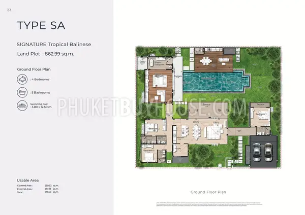 BAN21880: Villa With A Private Swimming Pool On Bang Tao. Photo #5