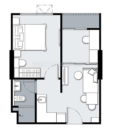 TAL22631: 1-Bedroom Plus Residence with Rooftop Garden and Full Facilities in Central Phuket. 照片 #5