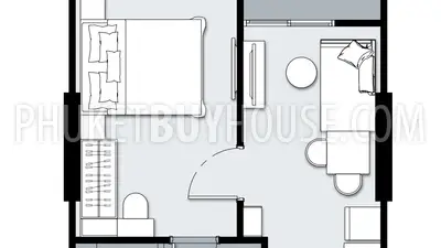 TAL22630: 1-Bedroom Residence with Rooftop Garden and Fully ready to move in Central Phuket. 照片 #5