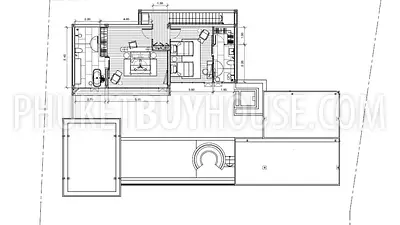 PAN21966: Ultramodern 3 Bedroom Villa with Infinity Pool in Panwa. Fotoğraf #7