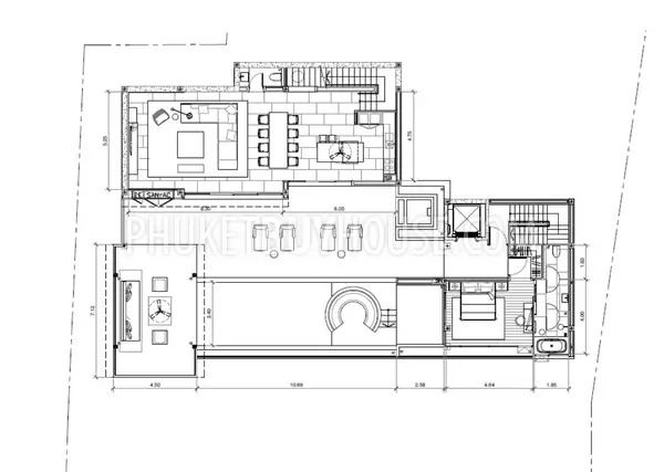 PAN21966: Ultramodern 3 Bedroom Villa with Infinity Pool in Panwa. Fotoğraf #9