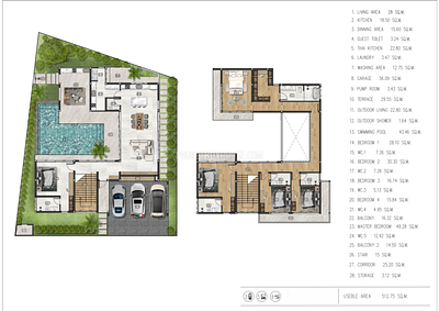CHA22637: Spacious Modern Villas with Total Privacy in Southern Phuket, Chalong Bay. Photo #4