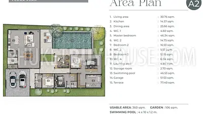 CHE22638: Private Pool Villas Surrounded by Nature in Cherng Talay. Fotoğraf #4