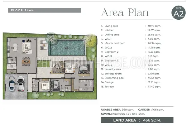 CHE22638: Private Pool Villas Surrounded by Nature in Cherng Talay. Photo #4