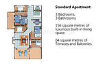 LAY6937: 3 bedroom apartment in Layan beach area. Thumbnail #9