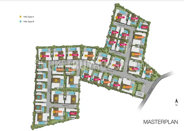 BAN6939: New complex of tropical villas in Bang Tao. Fotoğraf #8