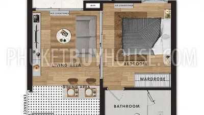 NAY22280: Квартира с Выходом к Саду на Най Янг. Фото #12