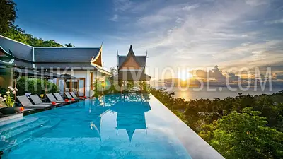 SUR22288: Skyline Villa with Ocean Views – A Pinnacle of Luxury Living in Surin. 照片 #1