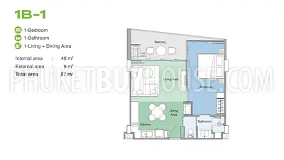 LAG22305: Most anticipated 1-Bedroom Condominium with Stunning Views in Laguna for Sale. Fotoğraf #5