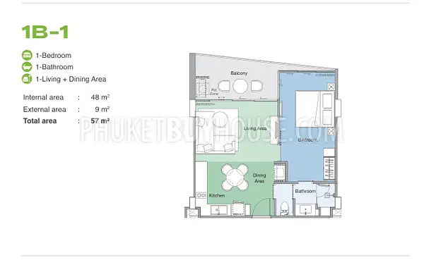 LAG22305: Most anticipated 1-Bedroom Condominium with Stunning Views in Laguna for Sale. Photo #5