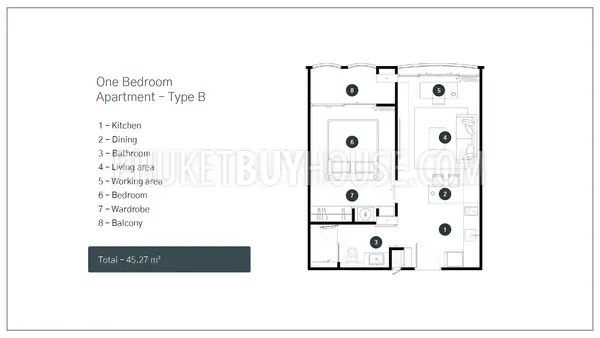 RAW22310: Wonderful opportunity to obtain One-Bedroom Apartment with Stunning Features in Rawai. Photo #4