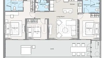 LAG6961: 3 bedroom apartment in Laguna area, Bang Tao. Fotoğraf #25