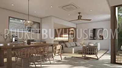 CHE6963: 3 Bedroom Villa in New Eco Project in Cherng Talay. Fotoğraf #10