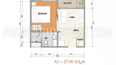 SUR22335: Cozy Studio 27 Sq.m Near Surin and Bangtao Beaches. Fotoğraf #11
