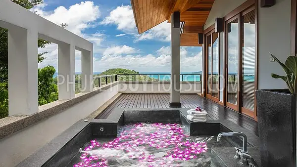 SUR22341: Breathtaking Sea View 5-Bedroom Villa for Sale in Surin Beach, Phuket. Photo #6