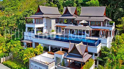 SUR22341: Breathtaking Sea View 5-Bedroom Villa for Sale in Surin Beach, Phuket. Fotoğraf #2