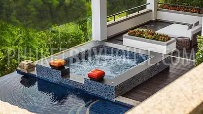 SUR22341: Breathtaking Sea View 5-Bedroom Villa for Sale in Surin Beach, Phuket. Fotoğraf #49