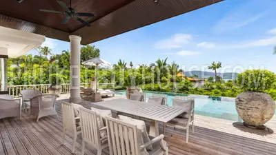 LAY22342: Exquisite Oceanfront Villa with Panoramic Sea Views and Luxurious Amenities in Layan. Fotoğraf #2
