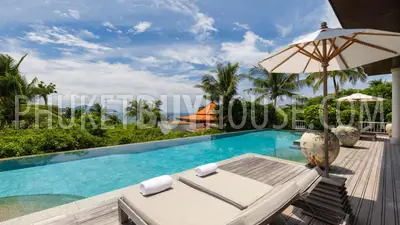 LAY22342: Exquisite Oceanfront Villa with Panoramic Sea Views and Luxurious Amenities in Layan. Fotoğraf #18