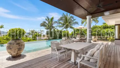 LAY22342: Exquisite Oceanfront Villa with Panoramic Sea Views and Luxurious Amenities in Layan. Fotoğraf #35