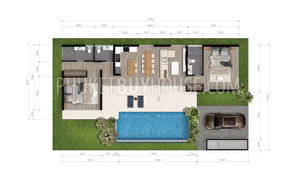 NAT22116: Sophisticated Living in this 2 Bedroom Pool Villa located in Nai Thon. 照片 #4
