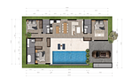 NAT22117: Sophisticated Living in this 3 Bedroom Pool Villa located in Nai Thon. Thumbnail #4