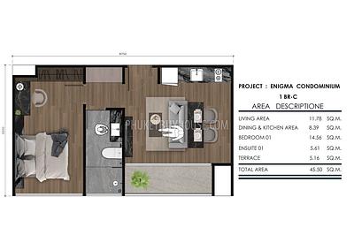 RAW22346: Stylish Coastal Living in One Bedroom Apartment for Sale Near Nai Harn Beach. 照片 #2