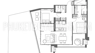 NAI6992: Apartment with Pool Access in Nai Harn. Fotoğraf #4