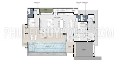 CHA22349: Spacious 4-bedroom villa in Chalong, Phuket.. Photo #14
