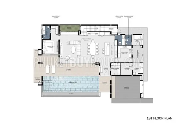 CHA22349: Spacious 4-bedroom villa in Chalong, Phuket.. Photo #14