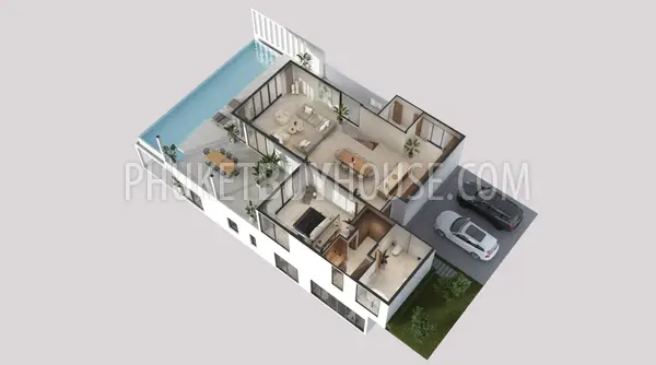 TAL22350: Three-Bedroom Villa with Mountain Views and Premium Amenities in Thalang for Sale. 照片 #9