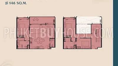 BAN22355: Pet-Friendly 3 Bedroom Duplex Just 500m from Bang Tao Beach. 照片 #6
