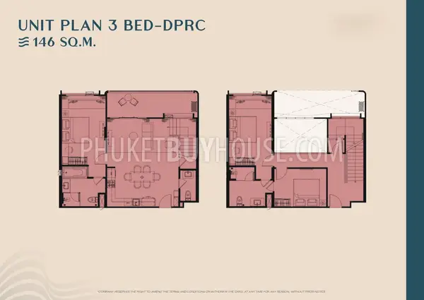 BAN22355: Pet-Friendly 3 Bedroom Duplex Just 500m from Bang Tao Beach. Photo #6