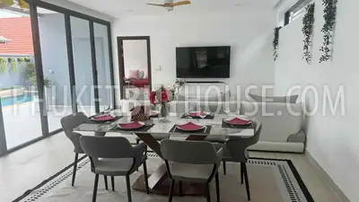 CHA22363: Spacious Modern 3 Bedroom Villa with Private Pool and Advanced Insulation in Chalong. Fotoğraf #14