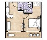 NAI7023: Доступные Апартаменты с 1 Спальней в Востребованном Районе. Миниатюра #24