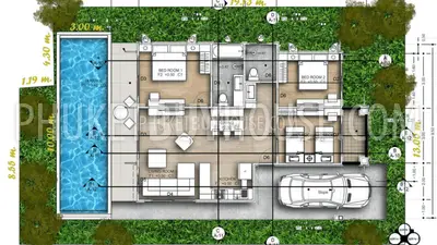 KAM7030: Cosy Three-Bedroom Villa with Private Pool in Kamala. Photo #1