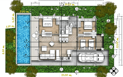 KAM7030: Cosy Three-Bedroom Villa with Private Pool in Kamala. Photo #1