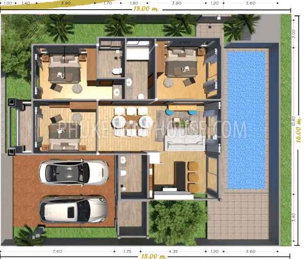 KAM7031: Serene Elevated Living Not Far From Kamala Beach. Photo #1
