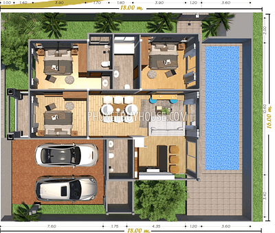 KAM7031: Serene Elevated Living Not Far From Kamala Beach. Photo #1
