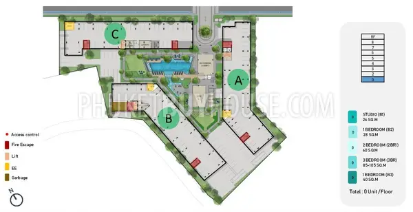 CHE22378: Studio in Upscale Low-Rise Condominium in Phuket. Photo #6
